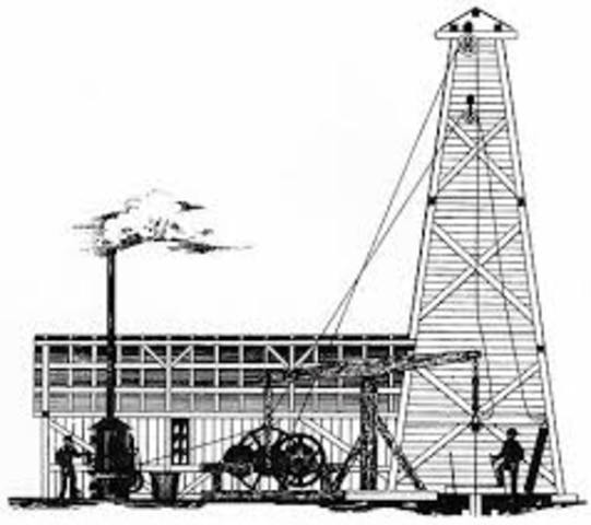 First Oil Well is Drilled