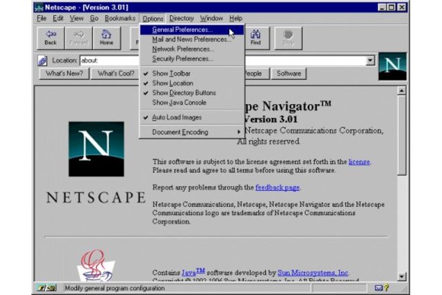 Netscape Navigator 3