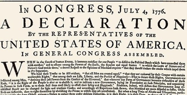 Declaration Of Independence