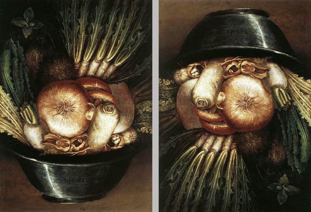 Vegetables in a Bowl - Giuseppe Arcimbolda