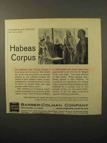 Habeas Corpus.