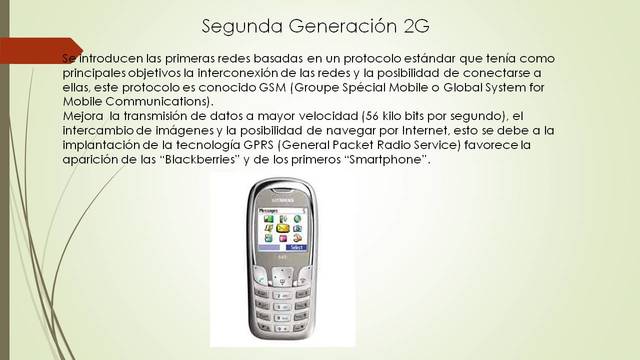 Generacion 2G