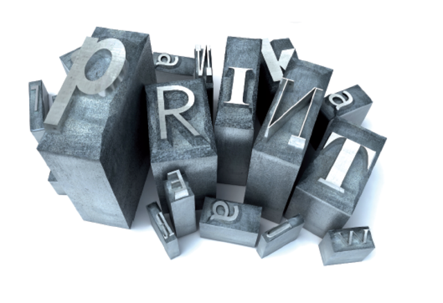 Tipos móviles e impresión