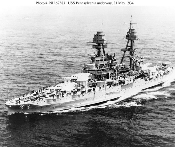 USS Pennsylvania, of Pearl Harbor Attack