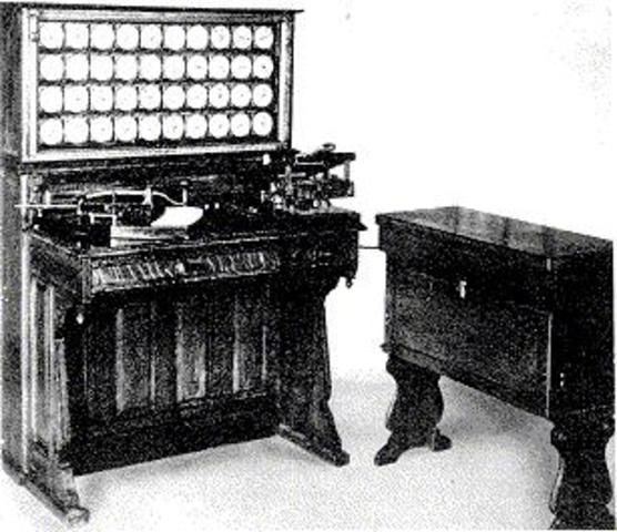 MÁQUINA TABULADORA ELÉCTRICA - Herman Hollerith