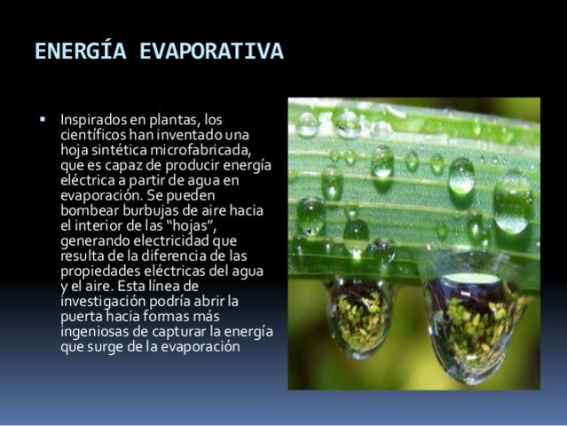 Energía evaporativa