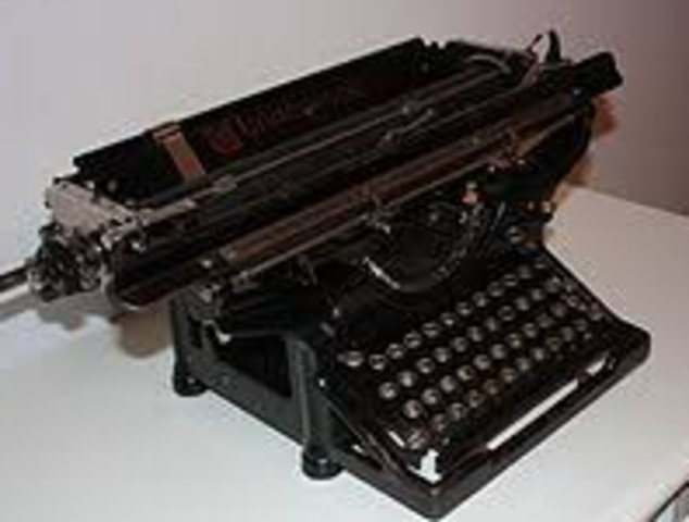 William A Burt, patentó la primera máquina de escribir en Estados Unidos