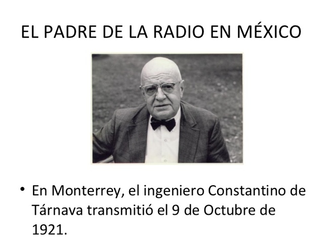Primera transmisión de Radio