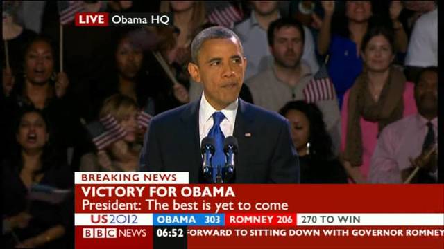 President Obama wins re-election