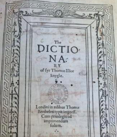 Dictionary English-Latin