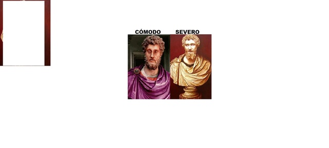EMPERADOR CÓMODO y SETIMO SEVERO SIGLO II