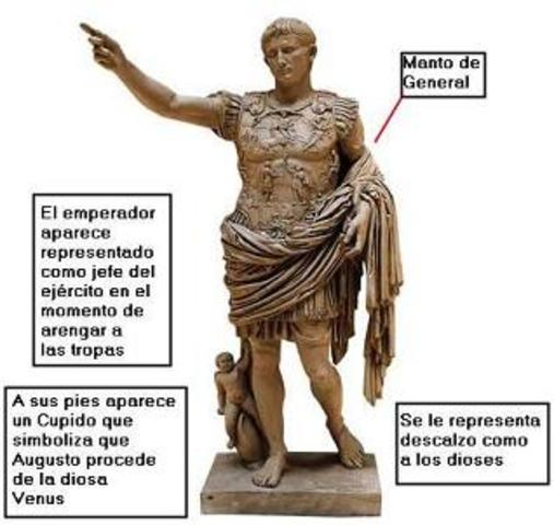 Octavio es aclamado como princeps