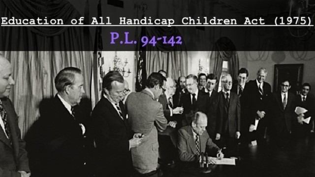 The Education for All Handicapped Children Act (Public Law 94-142)