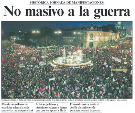 Rechazo a la guerra de Irak