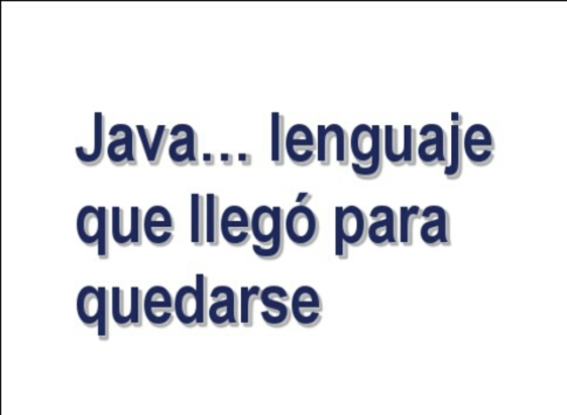Se crea Java