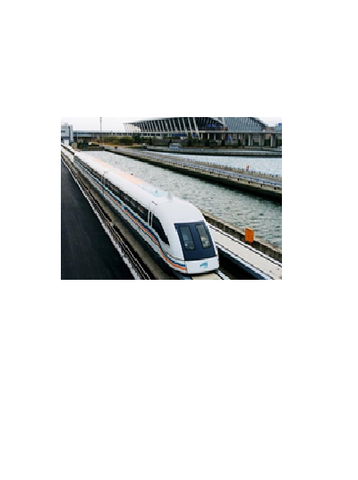 Primer tren de levitación magnética