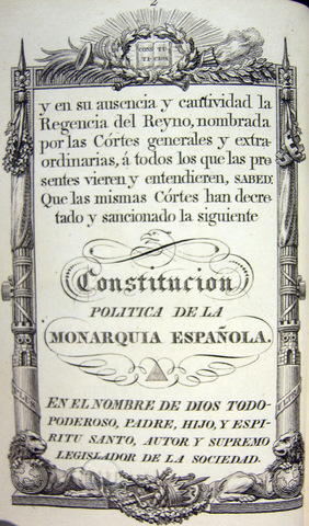 CONSTITUCIÓN DE CÁDIZ