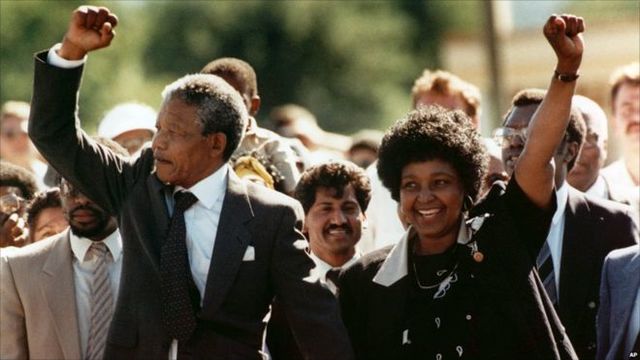 1994 Nelson Mandela de prisionero a presidente de Sudafrica