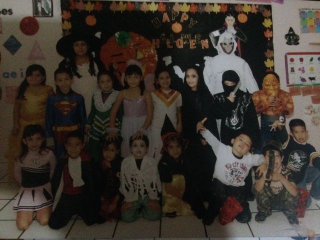 primer halloween en escuela