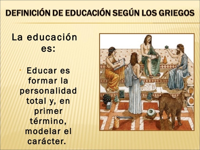 PEDAGOGÍA EN GRECIA  (siglo III A.C hasta mediados del siglo III D.C)