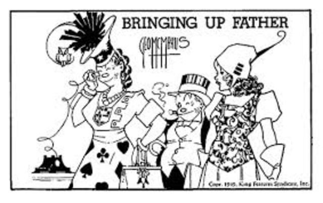 “Silk Hat Harry”, “Bringing up father” y “Krazy Kat”.