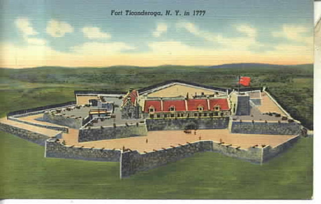 Abandonment of Fort Ticonderoga