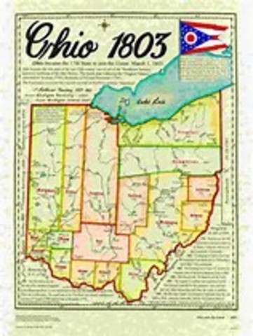 Ohio becomes a state