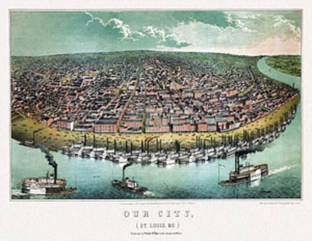 St. Louis, Missouri, is established by the French as a trading post.