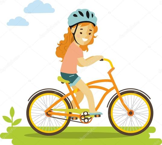when I was a child I used to ride my bicycle with my neighbor