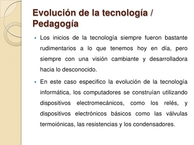 EVOLUCIÓN DE LA EDUCACIÓN