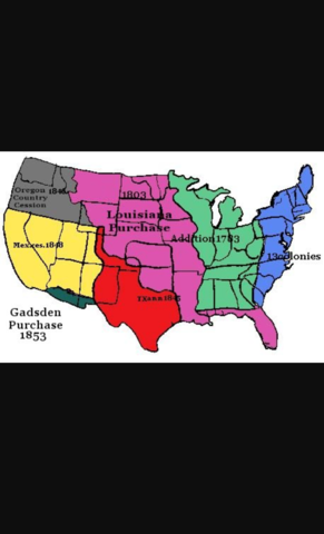 The Lousiana Territory was Purchased by America