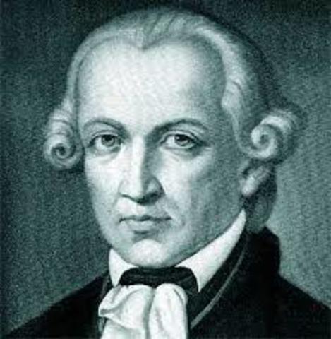 INMANUEL KANT (abril 22 1724 )