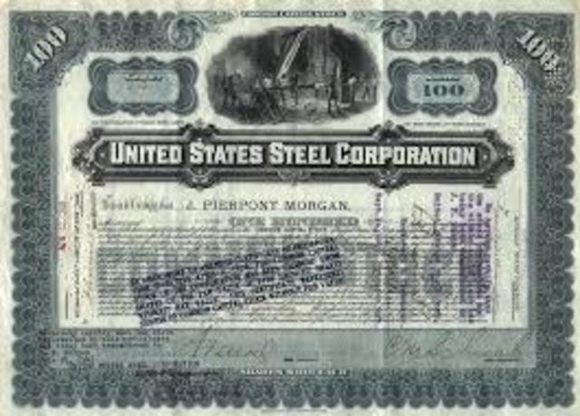 J.P. Morgan forms U.S. Steel