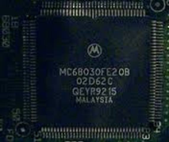 Motorola microprocesador 68030.