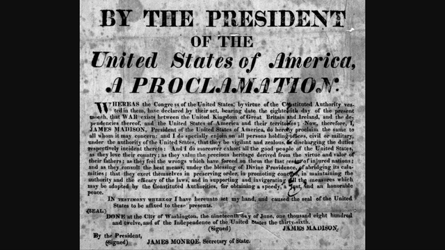 Declaration of war against Britain