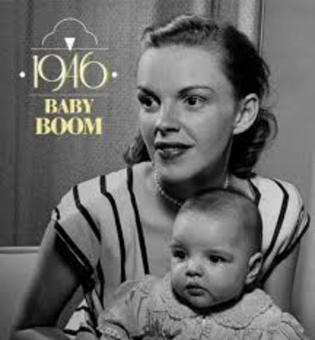 Beginning of baby boom