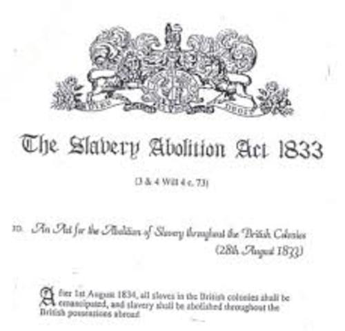 Abolishment of slavery