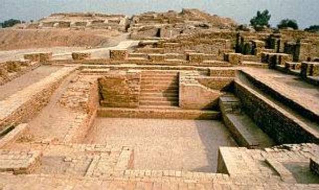 Harrapa and mohenjo-daro are built