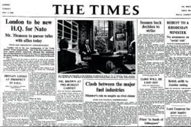 First Englsih Newspaper