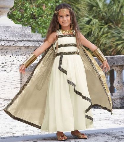 concepto de niña en Grecia