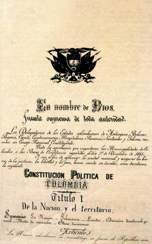 Implementación de la primera Constitución.