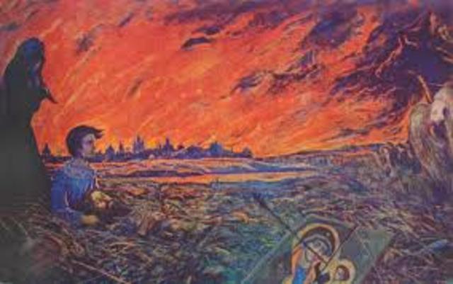 Mongols burn Baghdad