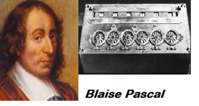 Máquina Sumadora o Pascalina (Blaise Pascal)