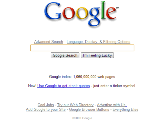 Google 2000