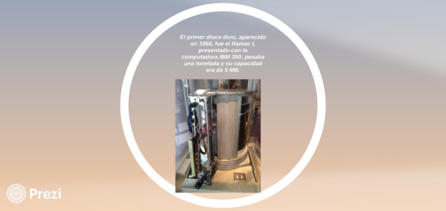 El primer disco duro, aparecido en 1956, fue el Ramac I, pre
