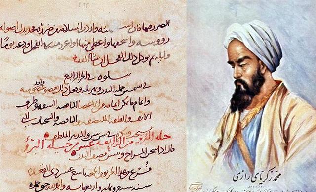 al-Razi writes medical texts