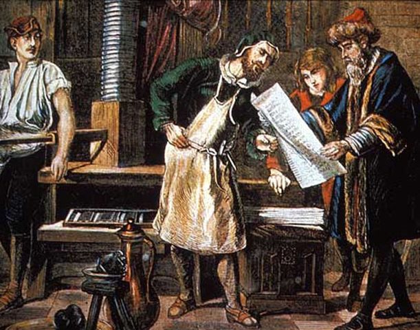 Imprenta - Johannes Gutenberg
