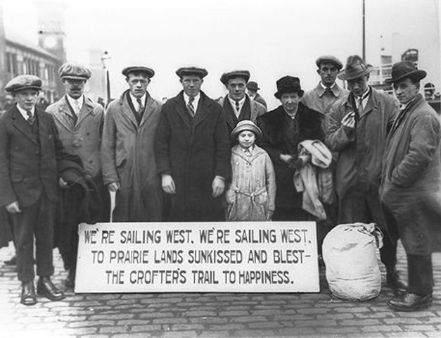 British fund the settlement of Canada