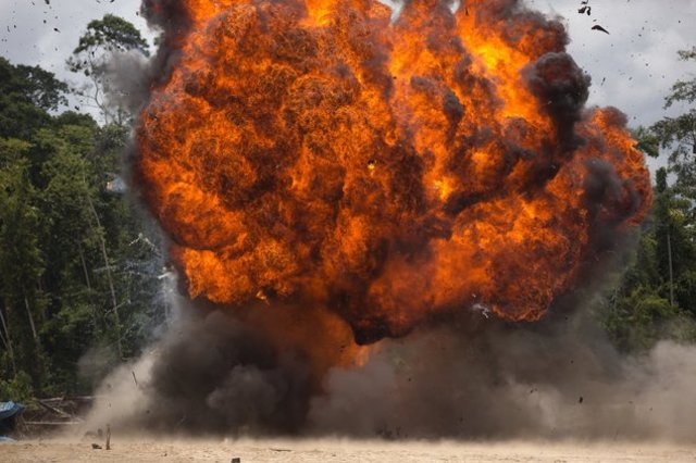 Mining explosion Jerome, AZ