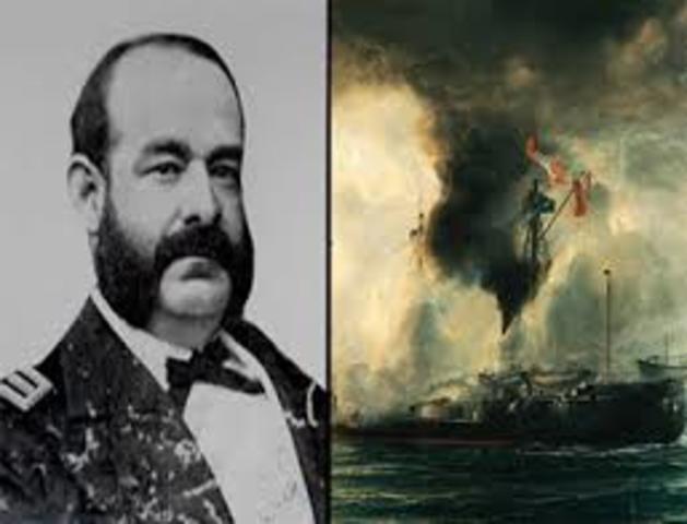 MUERTE DE GRAU EN EL COMBATE DE ANGAMOS